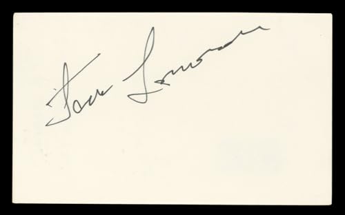 Jack Lemmon The Apartment Authentic Signed 3x5 Index Card BAS #BL98515
