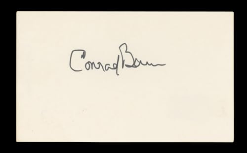 Conrad Bain Diff'rent Strokes Signed 3x5 Index Card Autographed BAS #AD70209