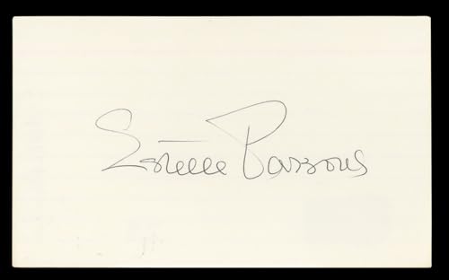 Estelle Parsons Bonnie and Clyde Authentic Signed 3x5 Index Card BAS #BL96435