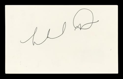 Michael Dorn Star Trek Authentic Signed 3x5 Index Card Autographed BAS #BL96700
