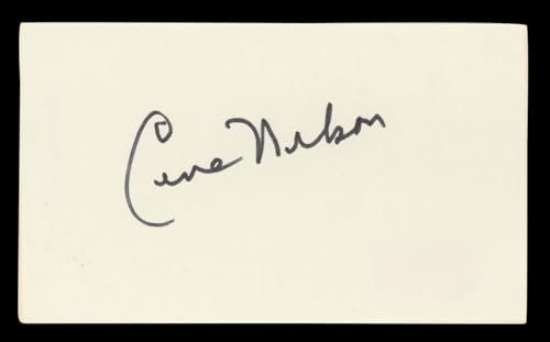 Gene Nelson Tea for Two Authentic Signed 3x5 Index Card Autographed BAS #BL98813