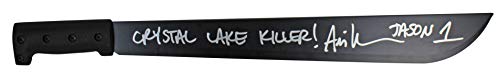 Ari Lehman Friday The 13th "Crystal Lake Killer, Jason 1" Signed Machete BAS