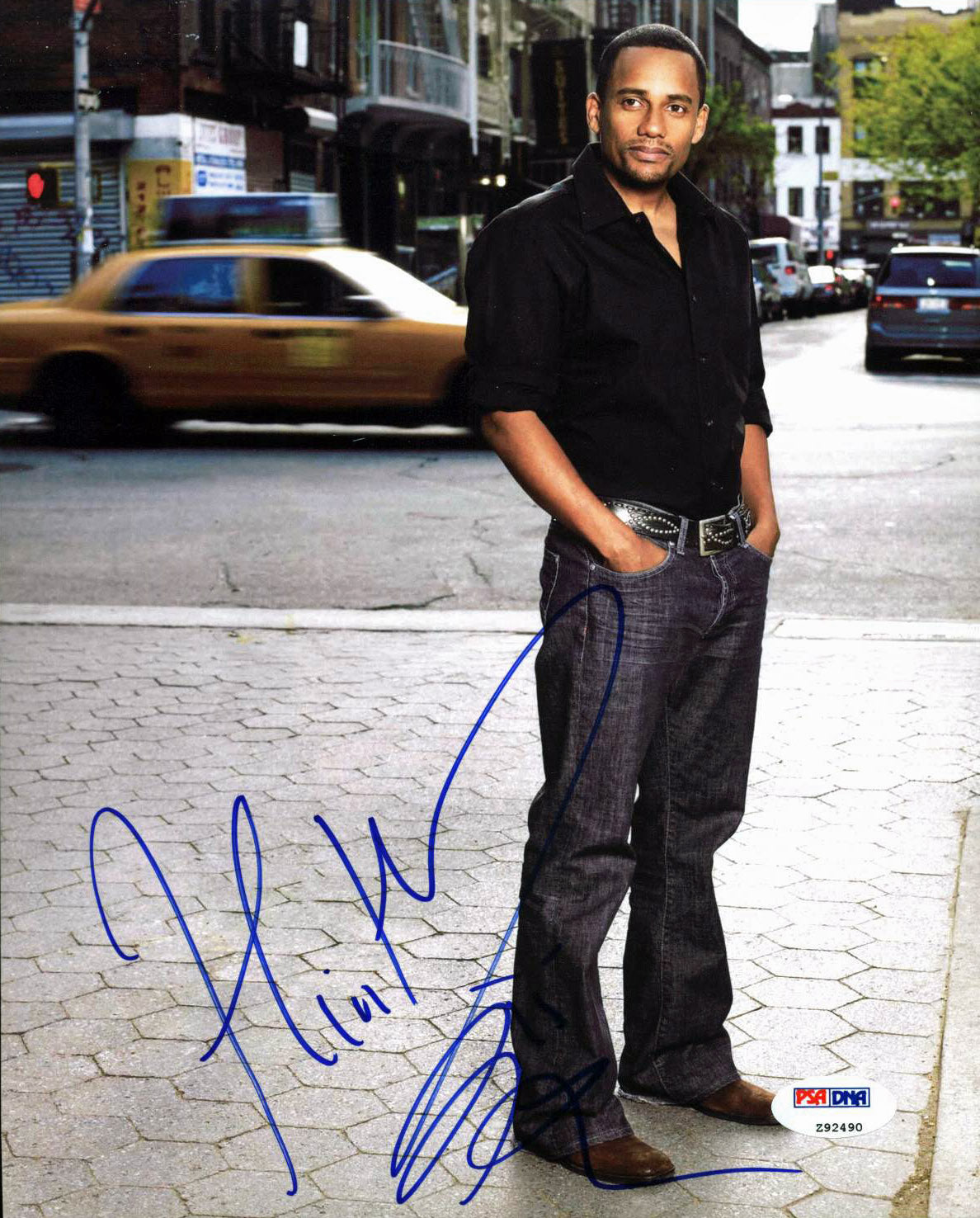 Hill Harper CSI: NY Authentic Signed 8X10 Photo Autographed PSA/DNA #Z92490
