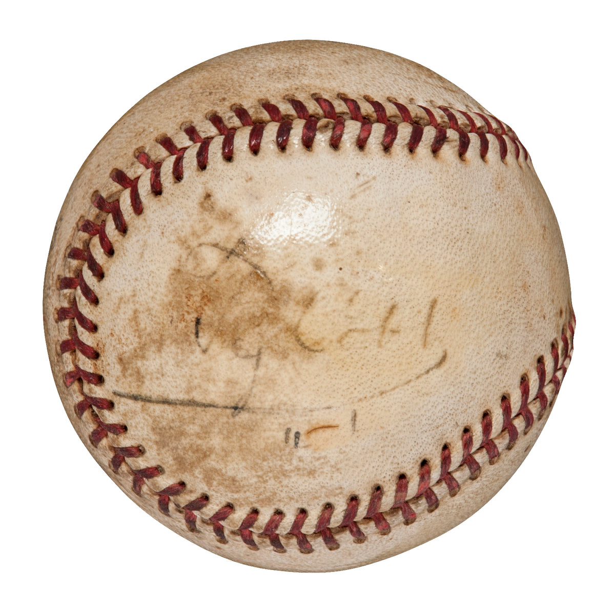 Tigers Ty Cobb Authentic Signed Ford Frick 1947-51 Baseball JSA #X75292