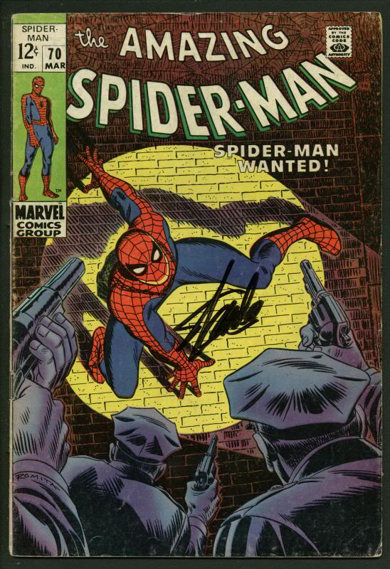 Stan Lee Signed Amazing Spider-Man #70 Comic Book Kingpin PSA/DNA #W18612