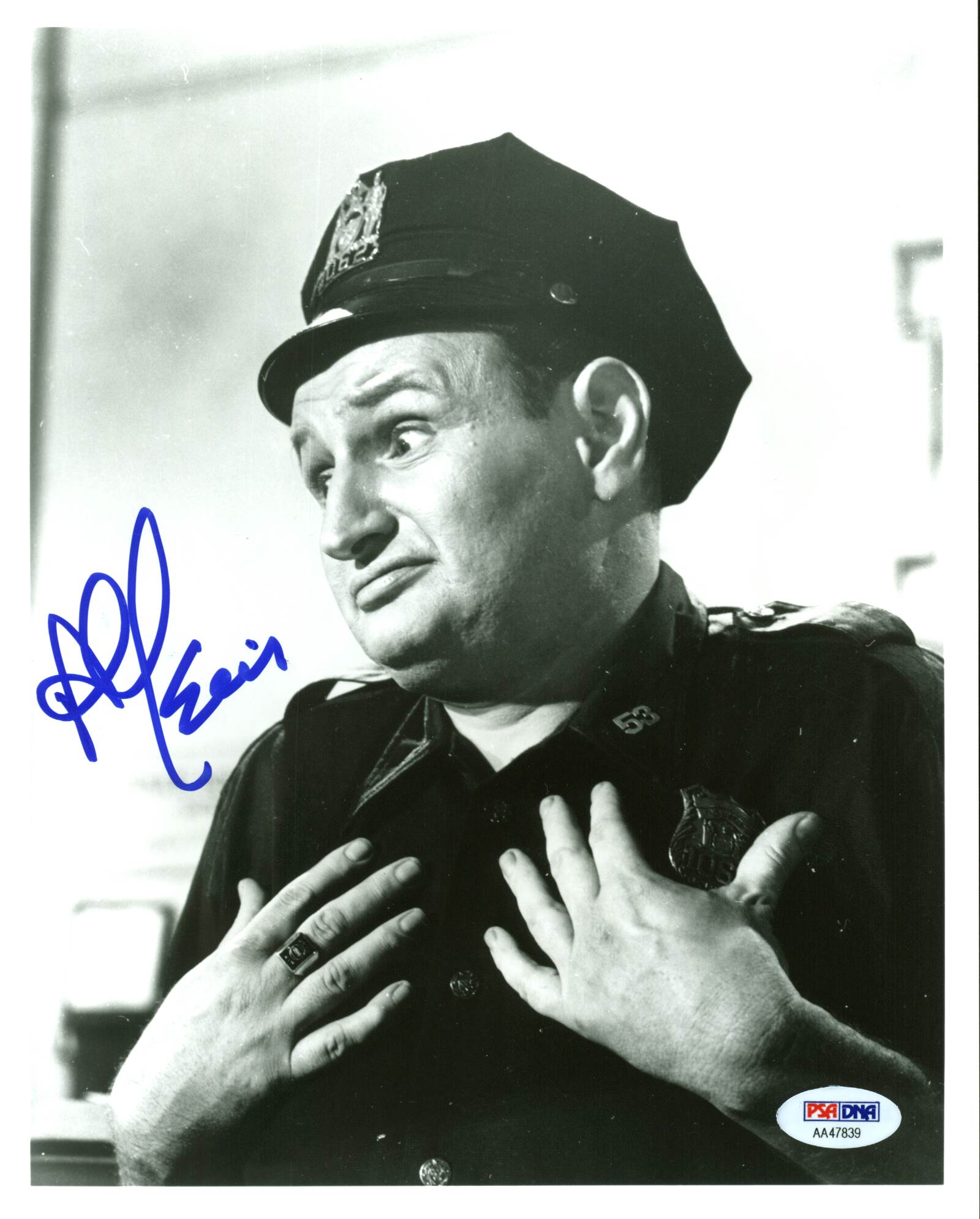 Al Lewis Car 54, Where Are You? Authentic Signed 8X10 Photo PSA/DNA #AA47839