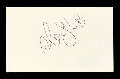 Alan Thicke Growing Pains Authentic Signed 3x5 Index Card BAS #BL96421