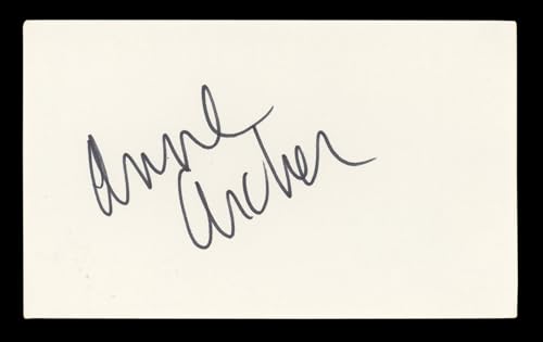 Anne Archer Fatal Attraction Authentic Signed 3x5 Index Card BAS #BL96927