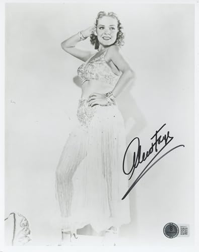 Alice Faye Fallen Angel Authentic Signed 8x10 Photo Autographed BAS #BM03414