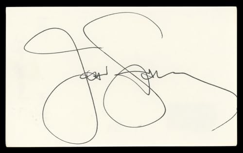 John Stamos Full House Authentic Signed 3x5 Index Card Autographed BAS #BL98525