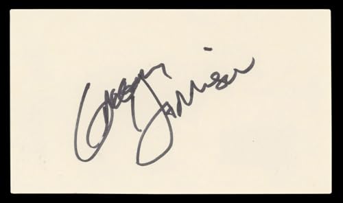 Gregory Harrison Trapper John, M.D. Authentic Signed 3x5 Index Card BAS #BL96862