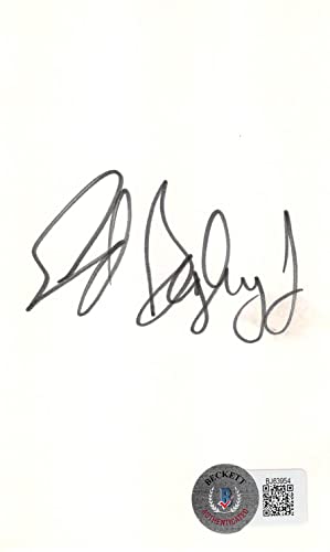 Ed Begley Jr. St. Elsewhere Authentic Signed 3x5 Index Card BAS #BJ63954