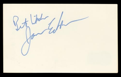 James Eckhouse Beverly Hills, 90210 Authentic Signed 3x5 Index Card BAS #BL98455