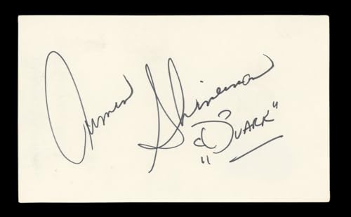 Armin Shimerman "Quark" Authentic Signed 3x5 Index Card Autographed BAS #BL96612