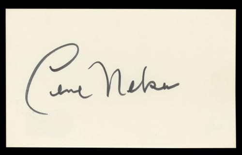 Gene Nelson Tea for Two Authentic Signed 3x5 Index Card Autographed BAS #BL98817