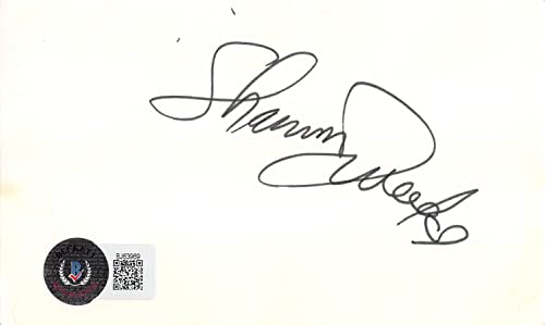 Shannon Tweed Gene Simmons Family Jewels Signed 3x5 Index Card BAS #BJ63969