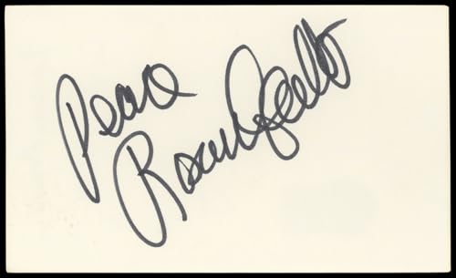 Rosanna Arquette "Peace" Authentic Signed 3x5 Index Card BAS #BL98623