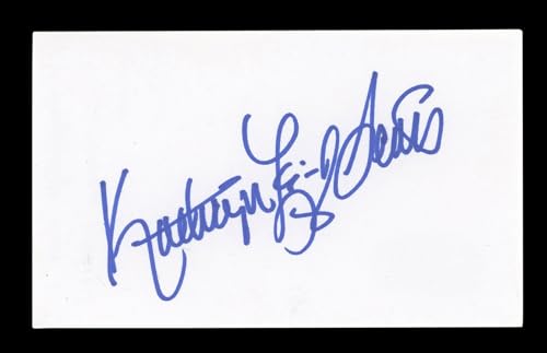 Kathryn Leigh Scott Dark Shadows Signed 3x5 Index Card Autographed BAS #AD70216