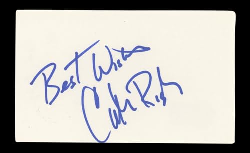 Cathy Rigby Peter Pan "Best Wishes" Authentic Signed 3x5 Index Card BAS #AD70259