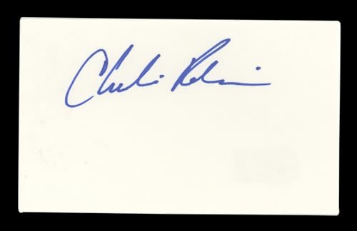 Charlie Robinson Night Court Signed 3x5 Index Card Autographed BAS #AD70249