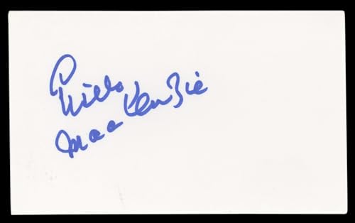 Gisele MacKenzie Your Hit Parade Authentic Signed 3x5 Index Card BAS #BL96370