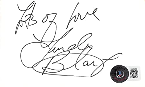 Linda Blair The Exorcist "Lots of Love" Signed 3x5 Index Card BAS #BJ63930