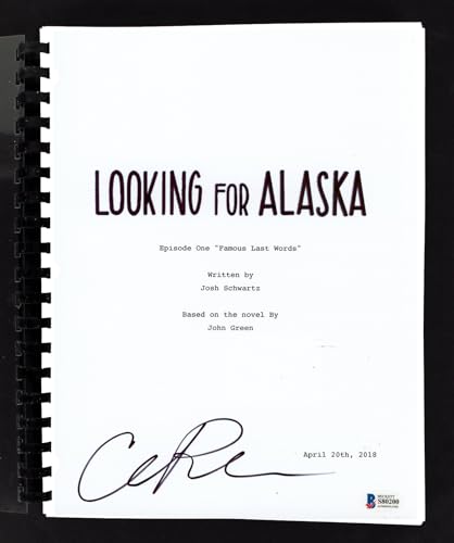 Charlie Plummer Signed Looking For Alaska Episode One Tv Script BAS #S80200