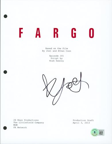 Joey King Fargo Authentic Signed 8.5x11 Fargo Script Cover BAS #BF24115