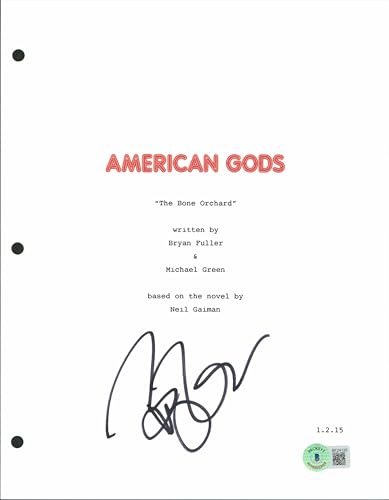 Bryan Fuller Authentic Signed 8.5x11 American Gods Script Cover BAS #BF24120