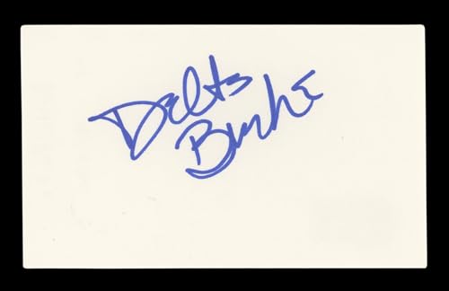 Delta Burke Designing Women Signed 3x5 Index Card Autographed BAS #AD70131