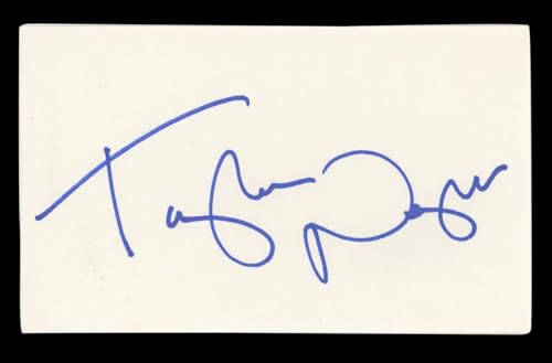 Taylor Negron The Last Boy Scout Authentic Signed 3x5 Index Card BAS #BL96939