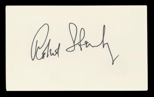 Robert Sterling Roughshod Authentic Signed 3x5 Index Card BAS #BL96892