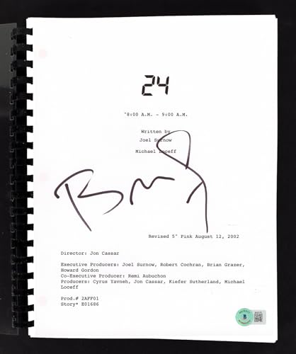 Brian Grazer 24 Authentic Signed Movie Script Autographed BAS #BK02176