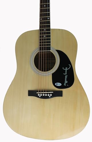 Johnny Mathis Singer & Songwriter Signed Natural Acoustic Guitar BAS #D78400