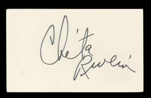 Chita Rivera Chicago Authentic Signed 3x5 Index Card Autographed BAS #AD70253