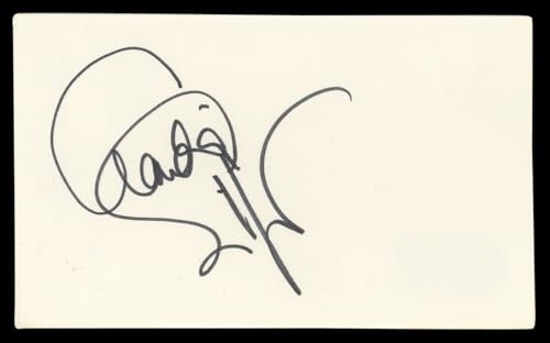 Claudia Schiffer Love Actually Authentic Signed 3x5 Index Card BAS #BL98493