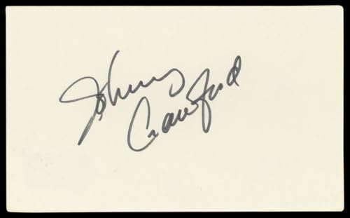 Johnny Crawford The Rifleman Authentic Signed 3x5 Index Card BAS #BL98585