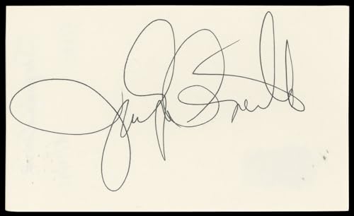 Jaclyn Smith Charlie's Angels Authentic Signed 3x5 Index Card BAS #BN89199