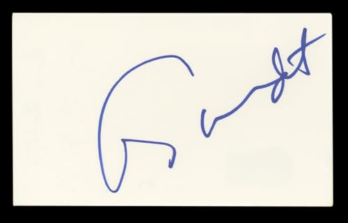 George Wendt Cheers Authentic Signed 3x5 Index Card Autographed BAS #BL96552
