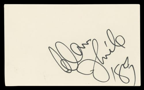 Alan Thicke Growing Pains Authentic Signed 3x5 Index Card BAS #BL96390
