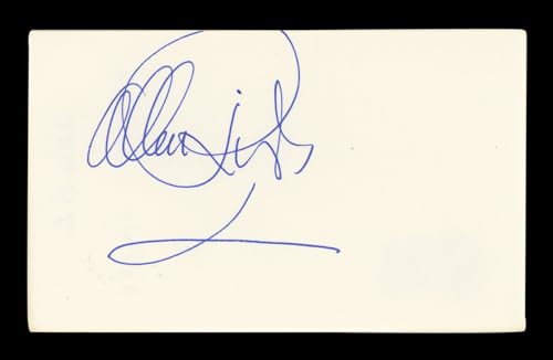 Allan Rich Serpico Authentic Signed 3x5 Index Card Autographed BAS #AD70263