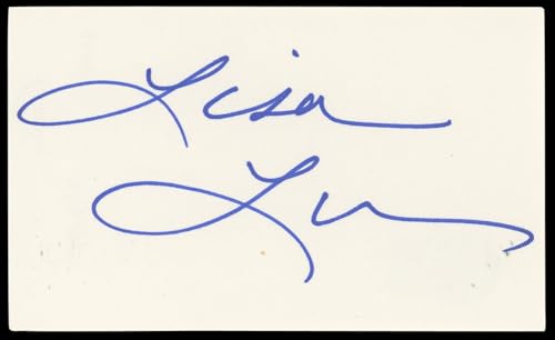 Lisa Lu Crazy Rich Asians Authentic Signed 3x5 Index Card BAS #BN89123