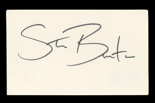Steve Burton General Hospital Signed 3x5 Index Card Autographed BAS #AD70136