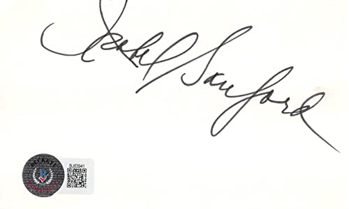 Isabel Sanford The Jeffersons Authentic Signed 3x5 Index Card BAS #BJ63941