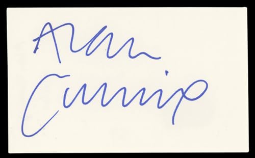 Alan Cumming The Good Wife Authentic Signed 3x5 Index Card BAS #BL96796