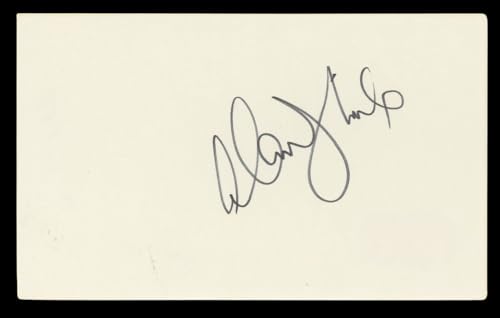 Alan Thicke Growing Pains Authentic Signed 3x5 Index Card BAS #BL96392