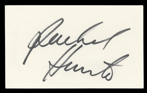 Rachel Hunter Vogue Magazine Authentic Signed 3x5 Index Card BAS #BL96950