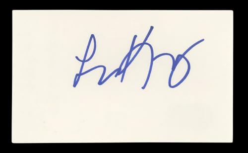 Larry King Ghostbusters Authentic Signed 3x5 Index Card Autographed BAS #BL96600