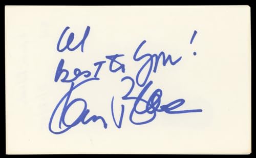 Karen Black The Great Gatsby "best to you!" Signed 3x5 Index Card BAS #AD70414