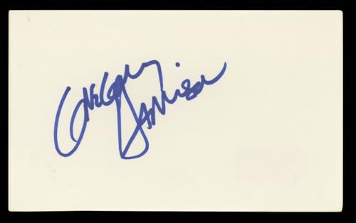 Gregory Harrison Trapper John, M.D. Authentic Signed 3x5 Index Card BAS #BL96863